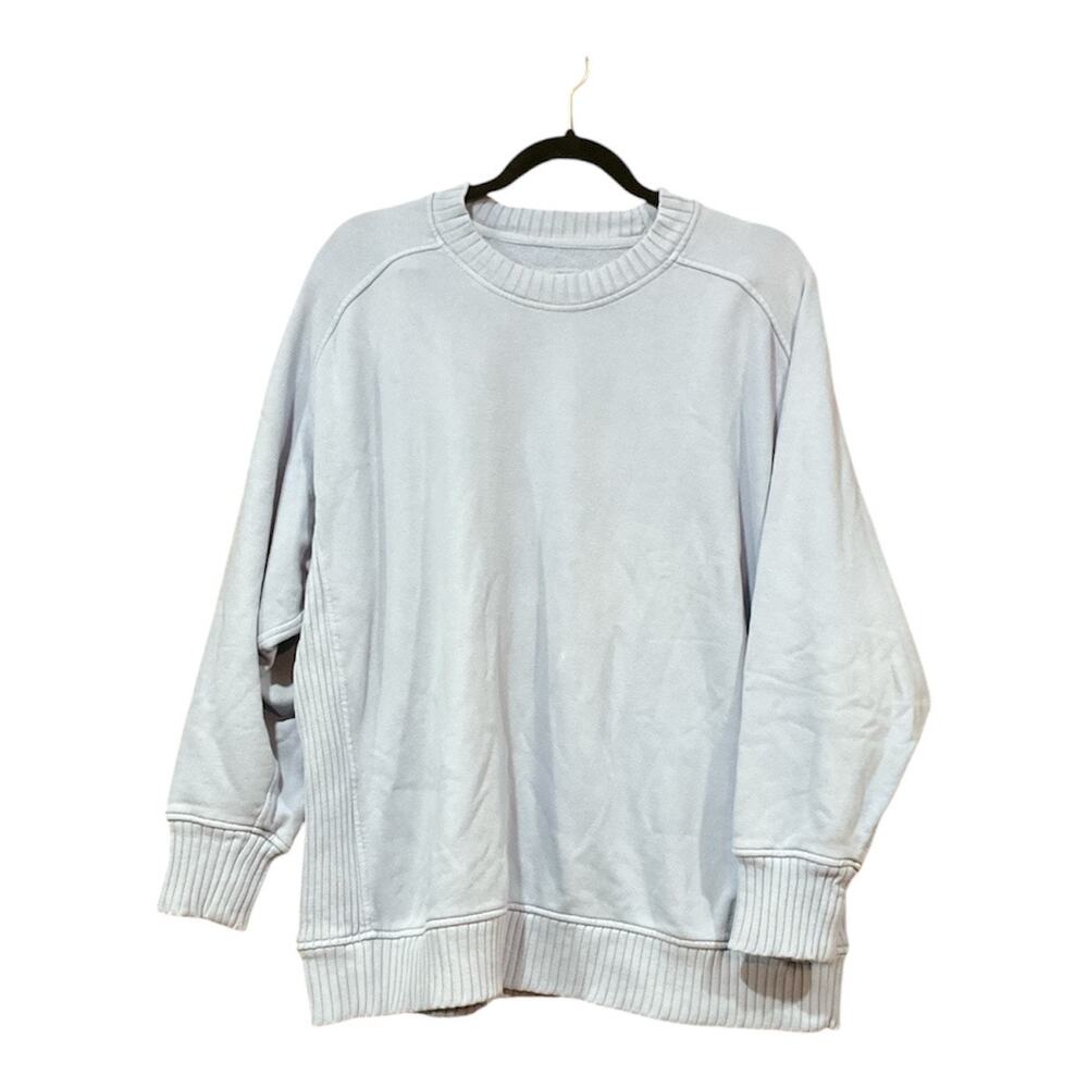 American Eagle Sweatshirt Women Medium Light Blue